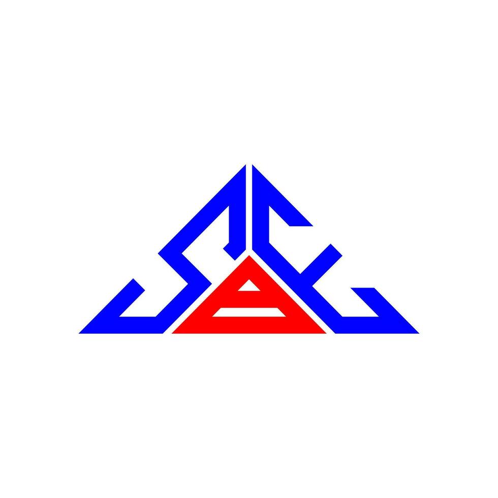 SBE letter logo creative design with vector graphic, SBE simple and modern logo in triangle shape.