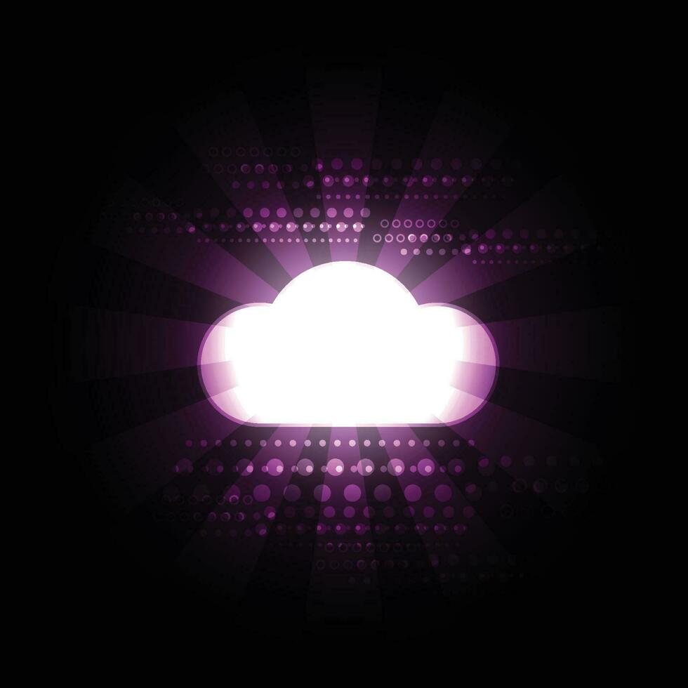 futuristic technology background vector