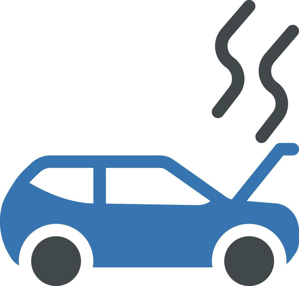 engine damage vector illustration on a background.Premium quality symbols.vector icons for concept and graphic design.