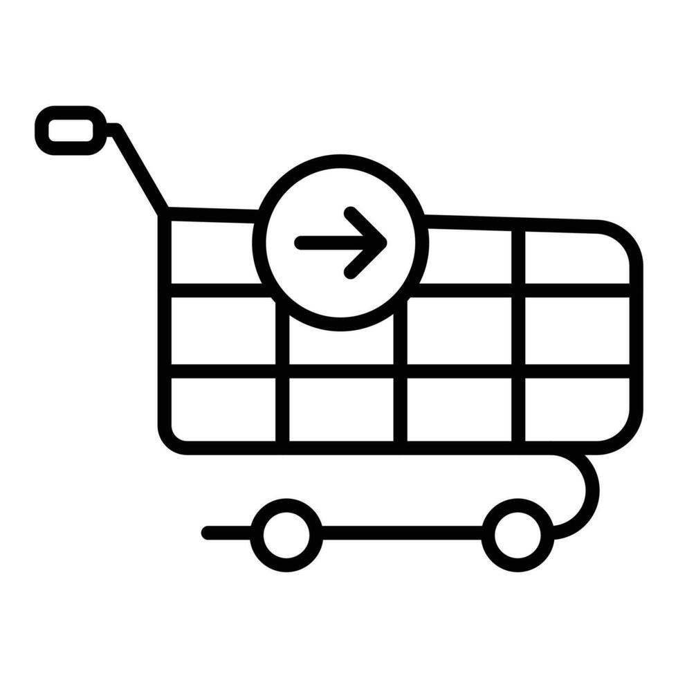 Continue Shopping Icon Style vector