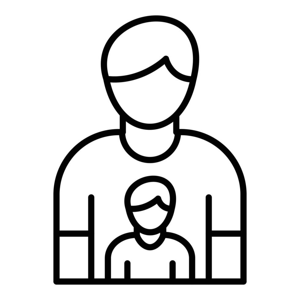 Model Male Icon Style vector