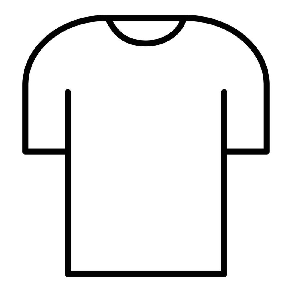 estilo de icono de camiseta vector