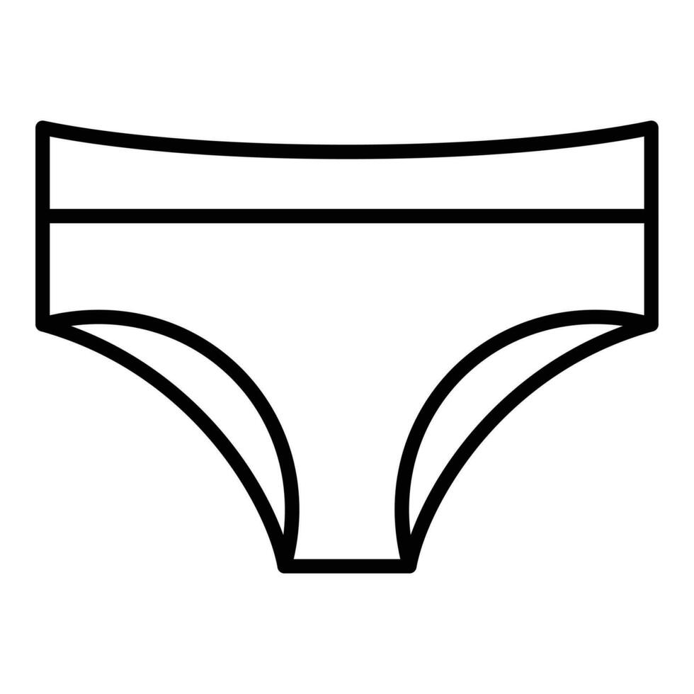 Underwear Icon Style vector