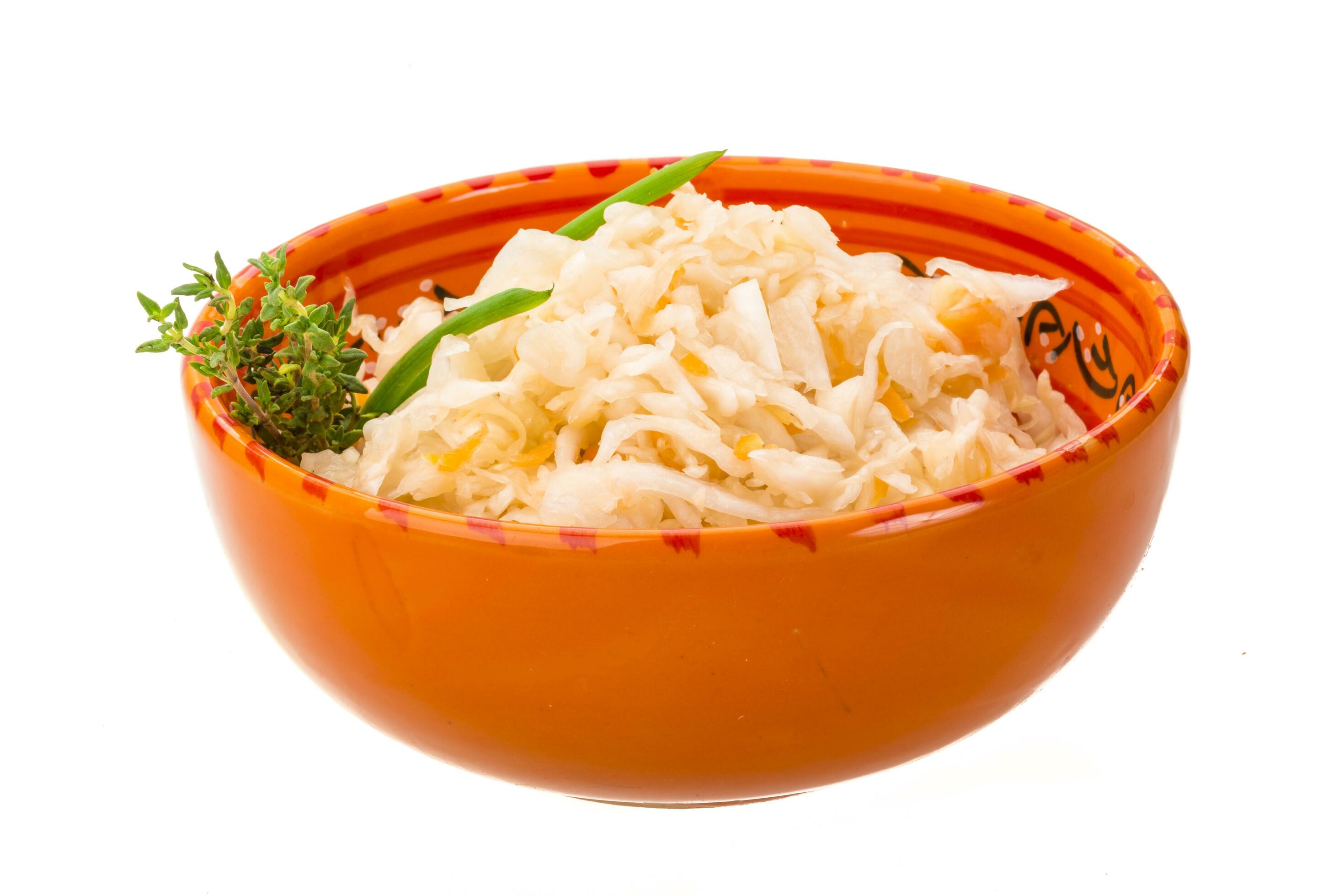 Fermented Cabbage dish view 12863915 Stock Photo at Vecteezy