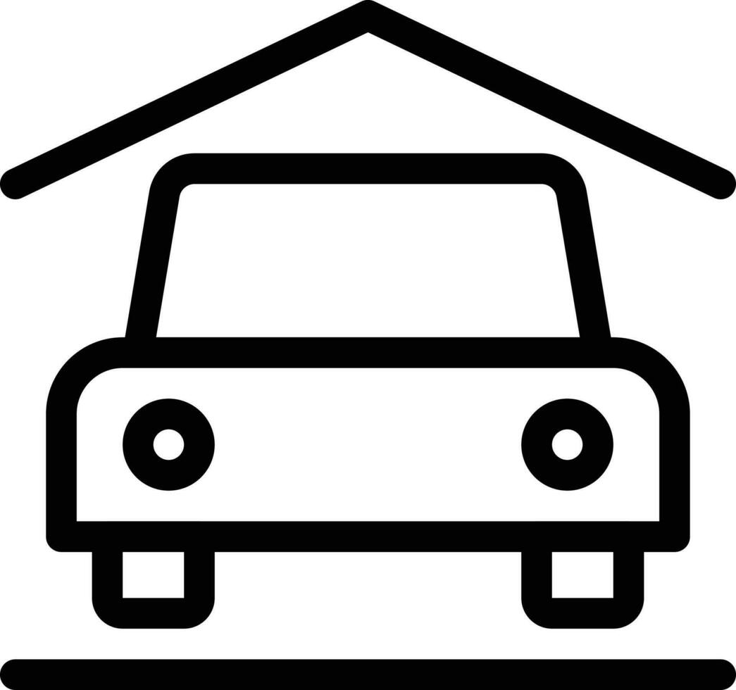 ilustración vectorial de estacionamiento de automóviles en un fondo. símbolos de calidad premium. iconos vectoriales para concepto y diseño gráfico. vector