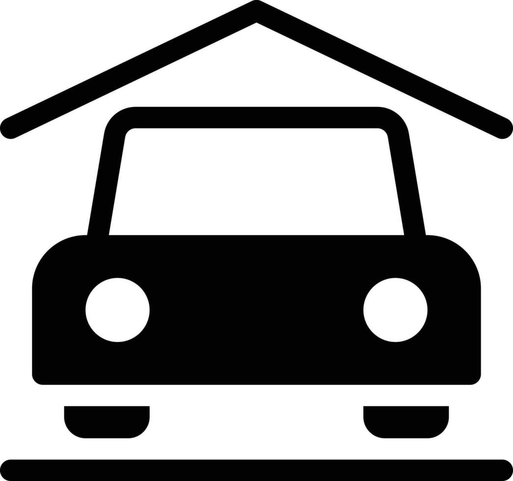 ilustración vectorial de estacionamiento de automóviles en un fondo. símbolos de calidad premium. iconos vectoriales para concepto y diseño gráfico. vector