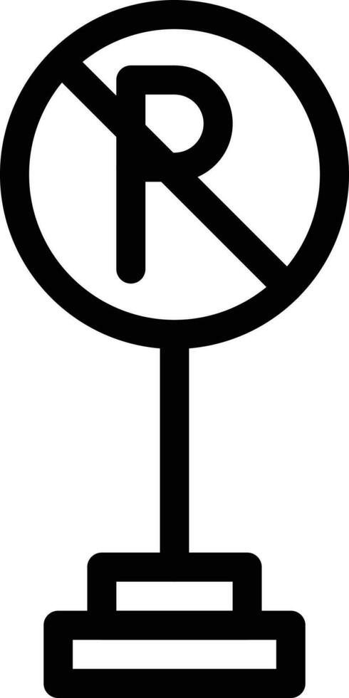 no parking vector illustration on a background.Premium quality symbols.vector icons for concept and graphic design.