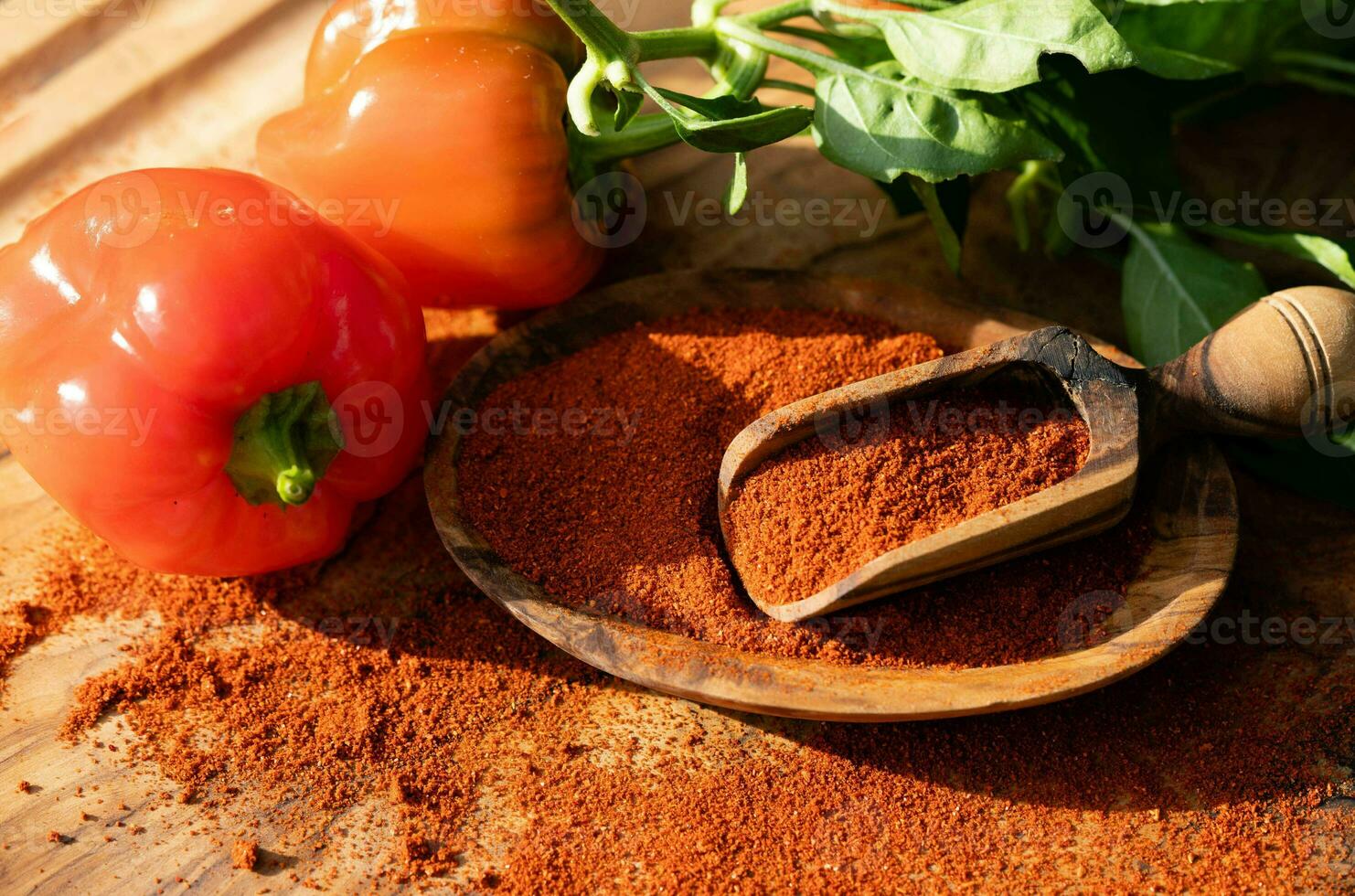 smoked red Hungary Paprika sweet or spicy photo