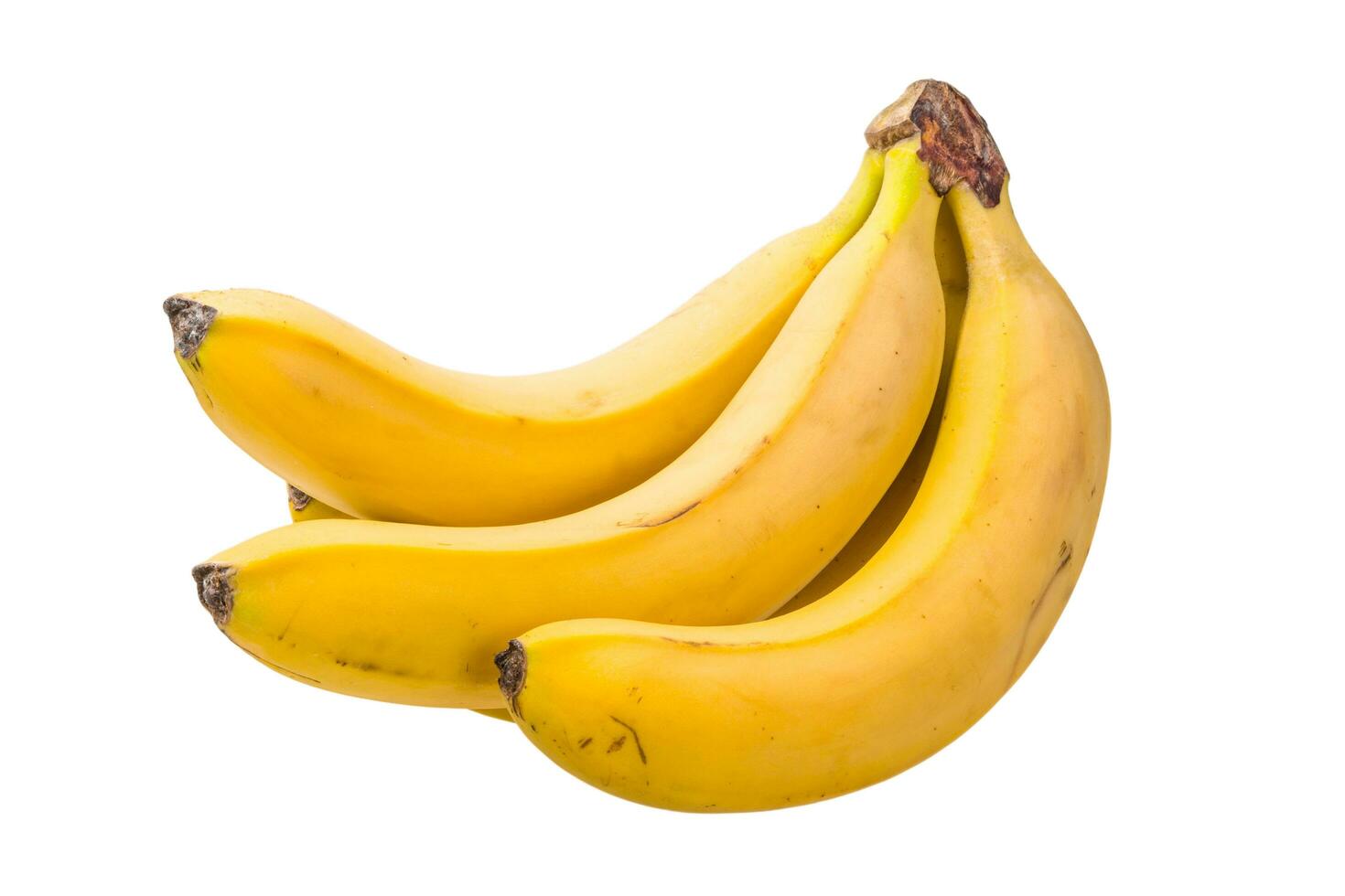 Banana on white photo
