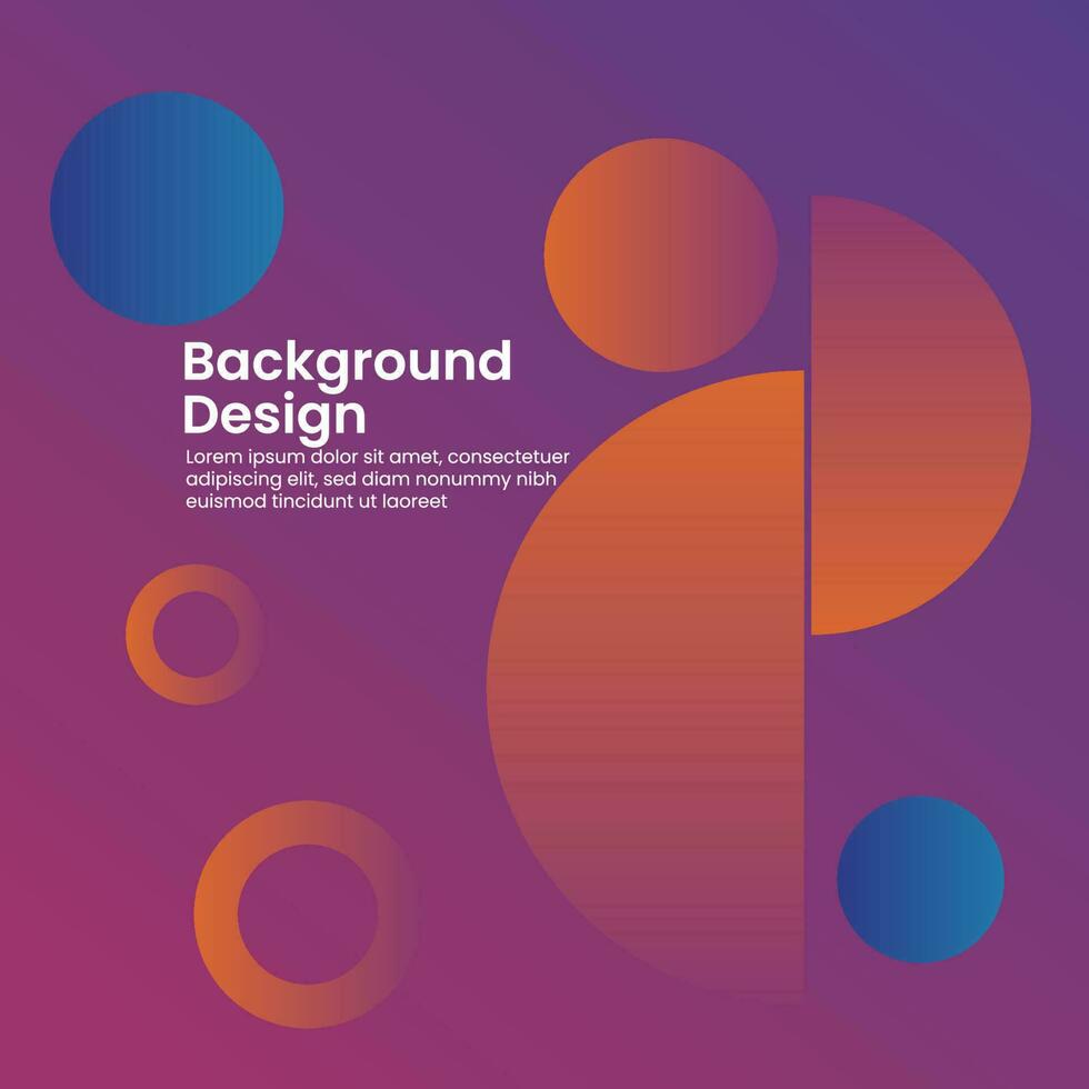 design background social media post template simple poster promotion business vector