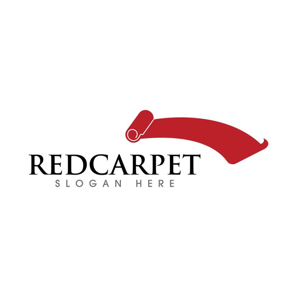 ilustración de diseño de vector de alfombra roja simple