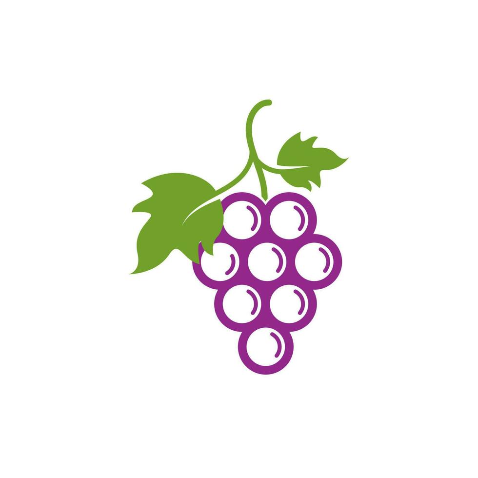 Grapes vector icon illustration design