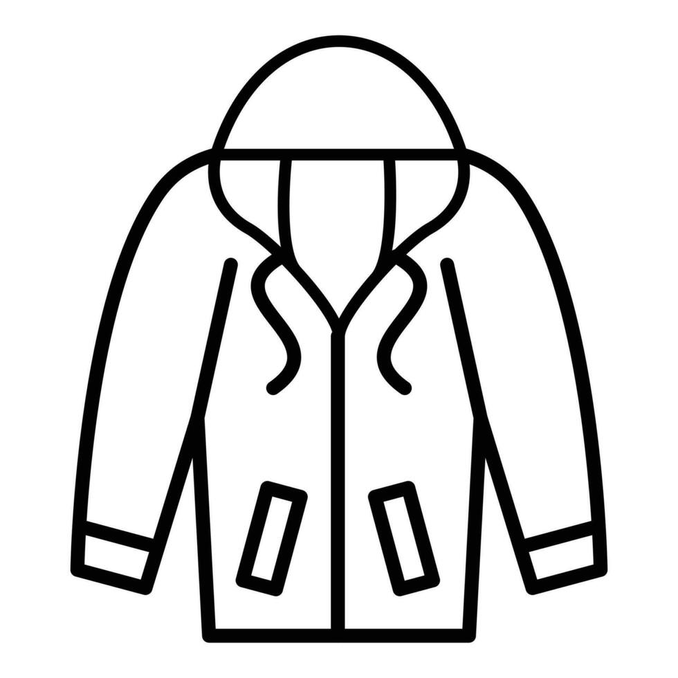 Hoodie Icon Style vector