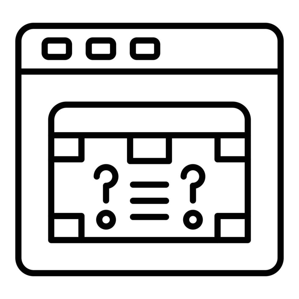 Game Mystery Icon Style vector