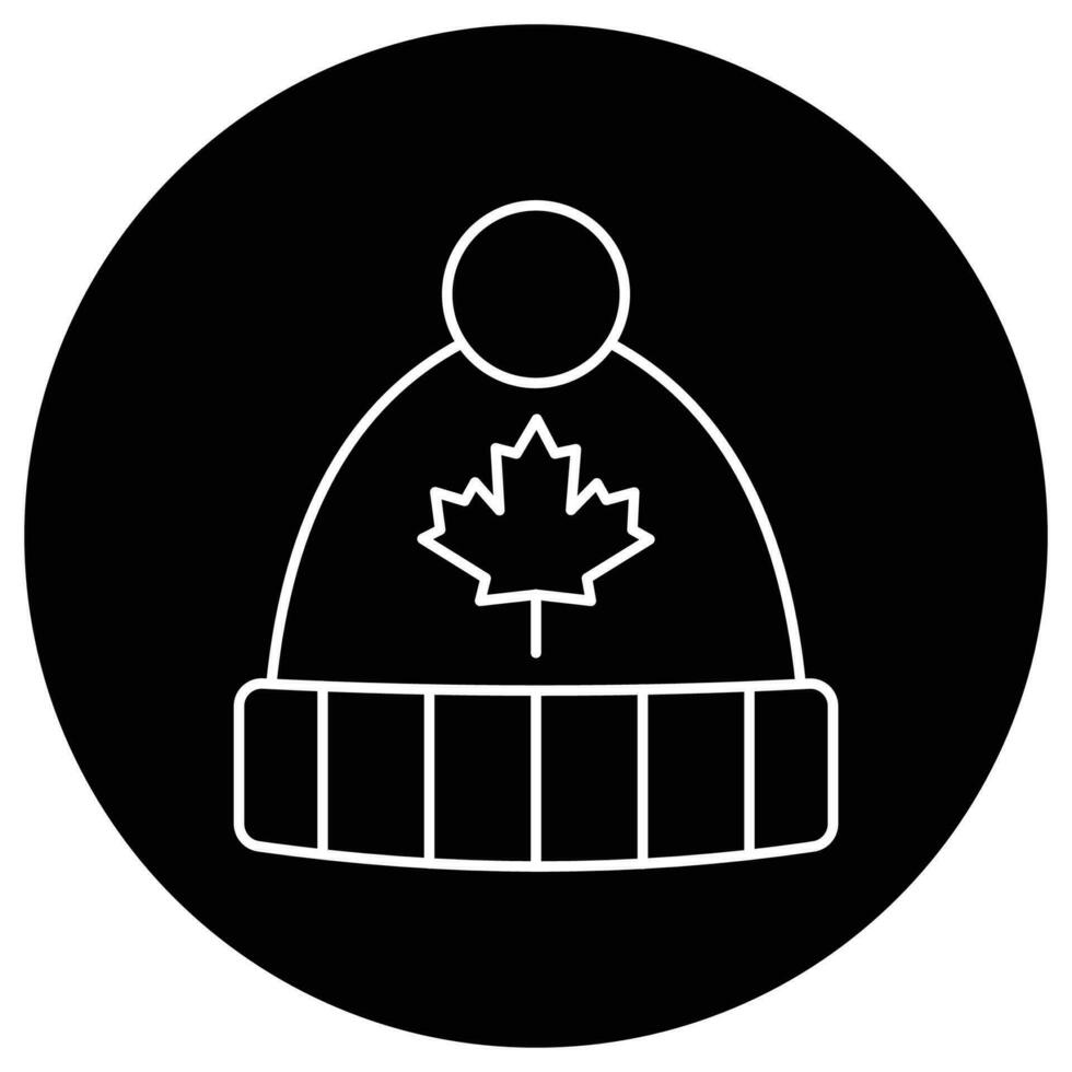 gorra de Canadá que puede modificar o editar fácilmente vector