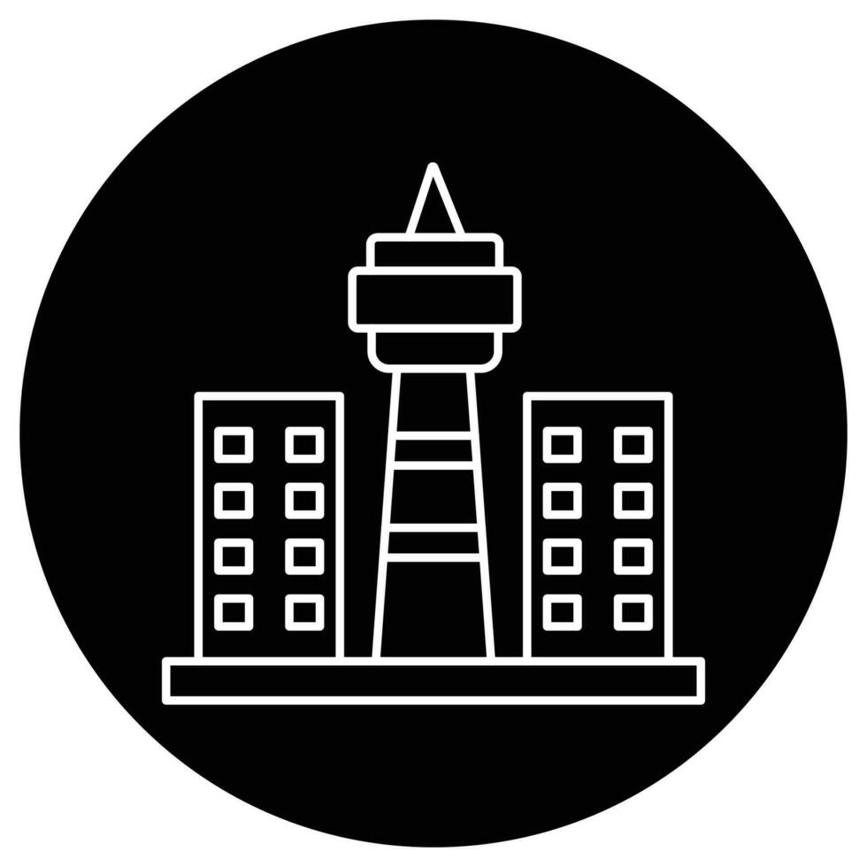 cn tower que puede modificar o editar fácilmente vector