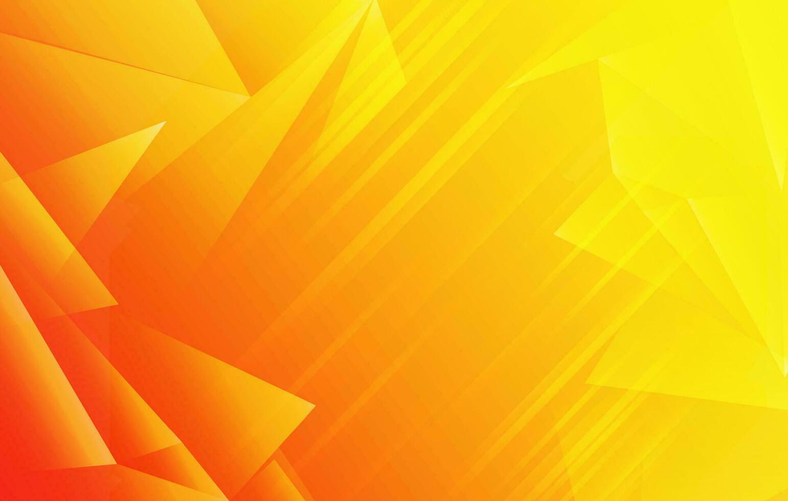 Orange Abstract geometric shape background vector. Yellow Polygonal geometric design background vector