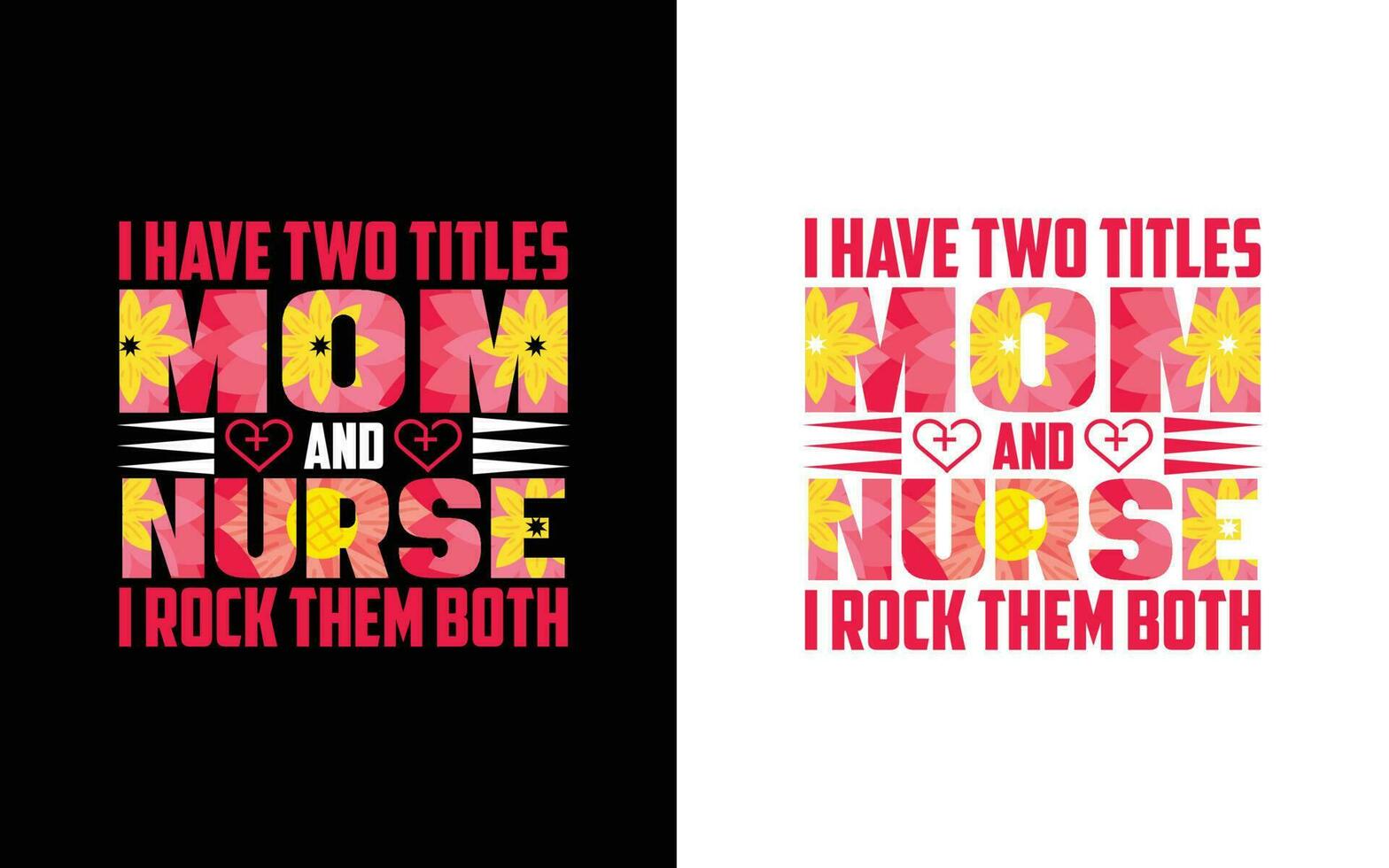 tipografía personalizada de diseño de camiseta de enfermería vector