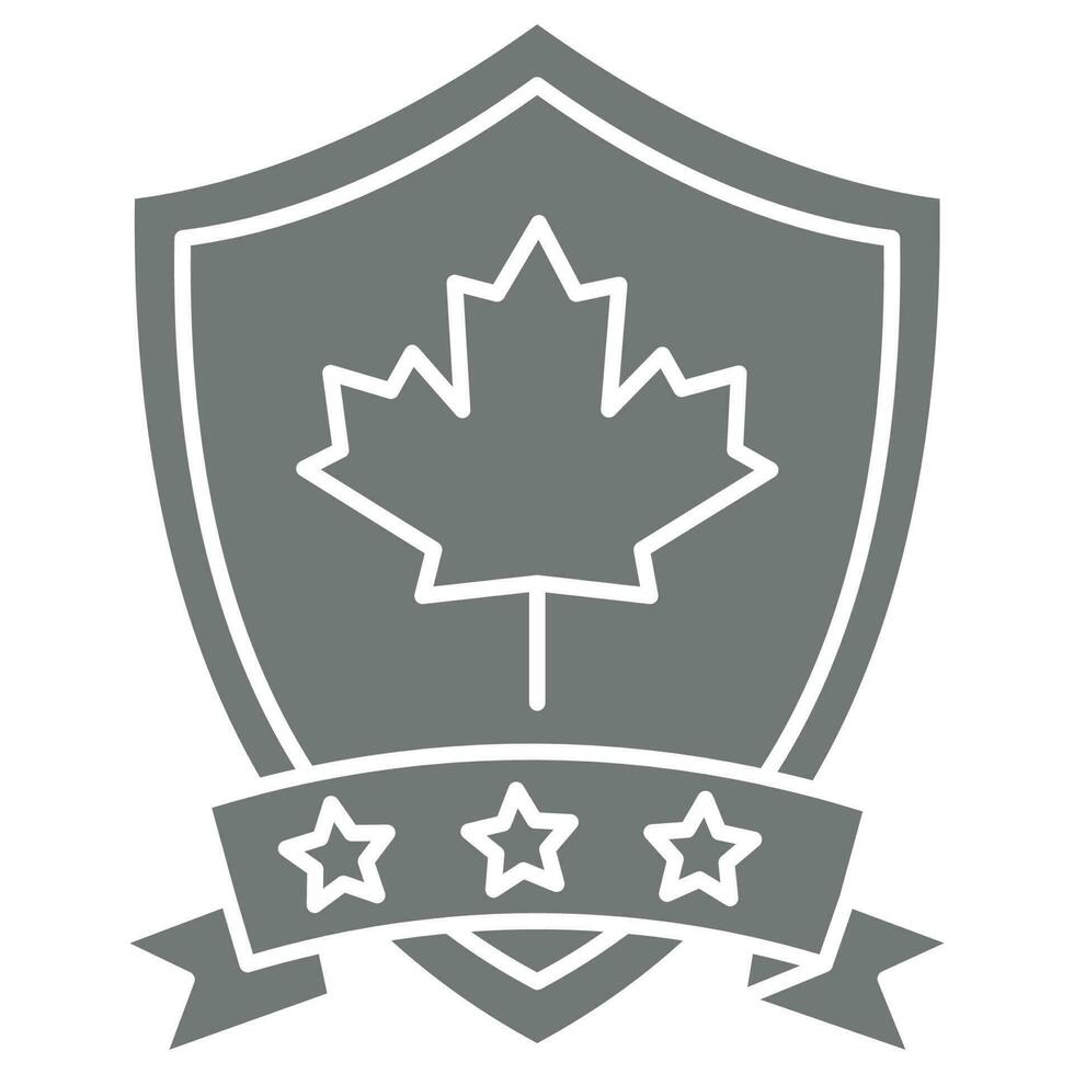 Canada Badge which can easily modify or edit vector