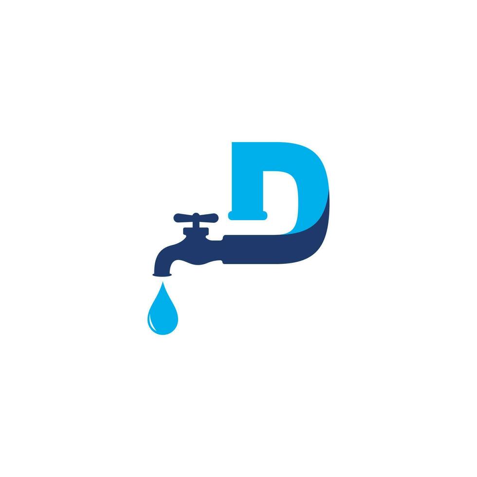 plumbing logo Vector icon design illustration