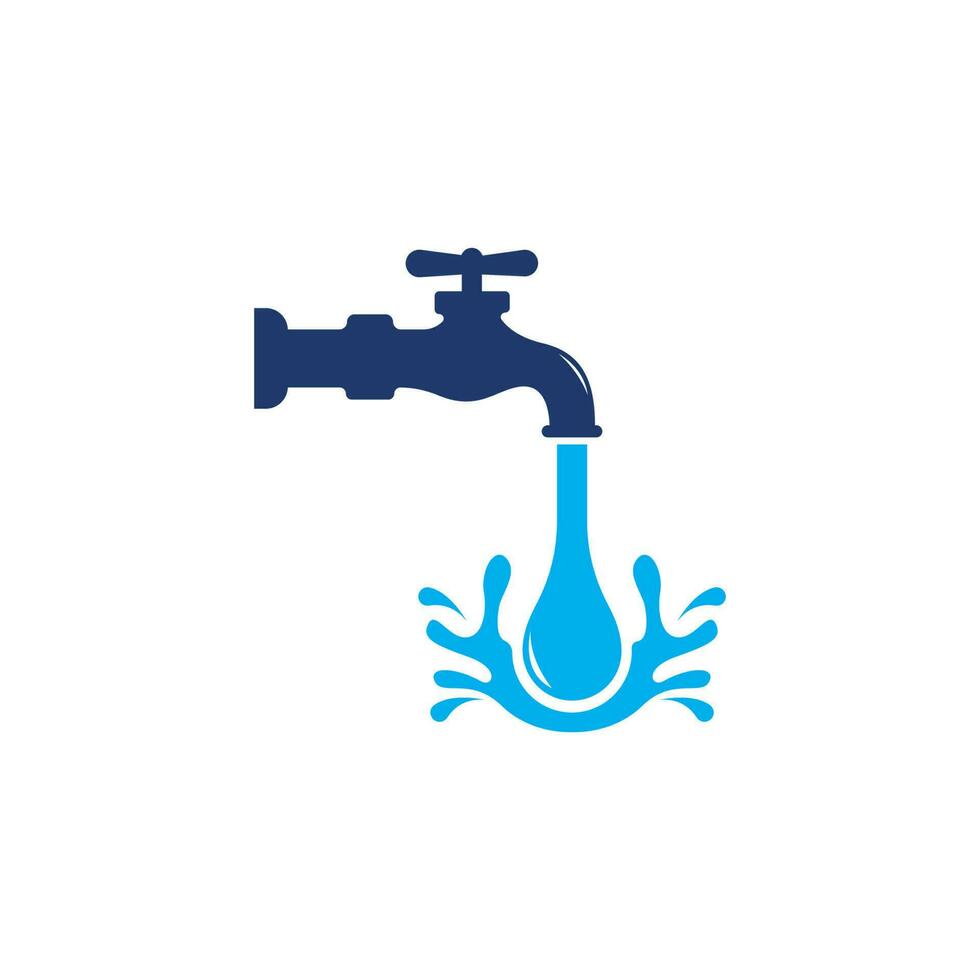 plumbing logo Vector icon design illustration