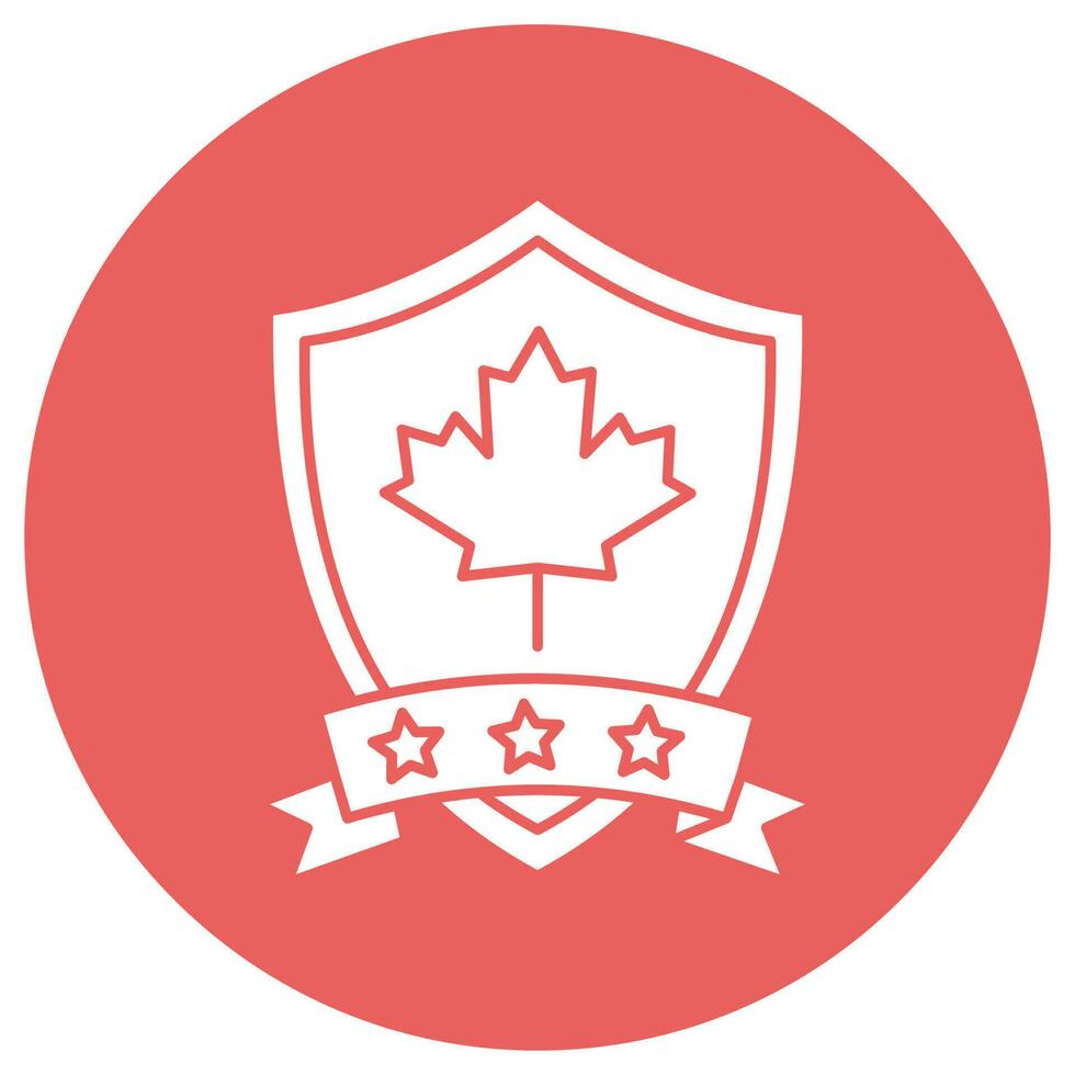 Canada Badge which can easily modify or edit vector