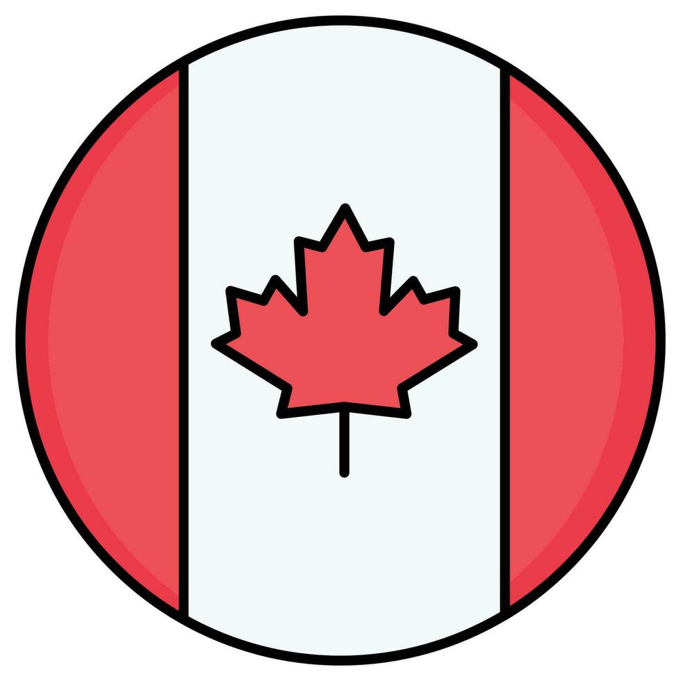 Canada Flag which can easily modify or edit vector