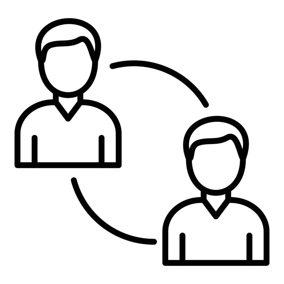 Collaboration Icon Style vector