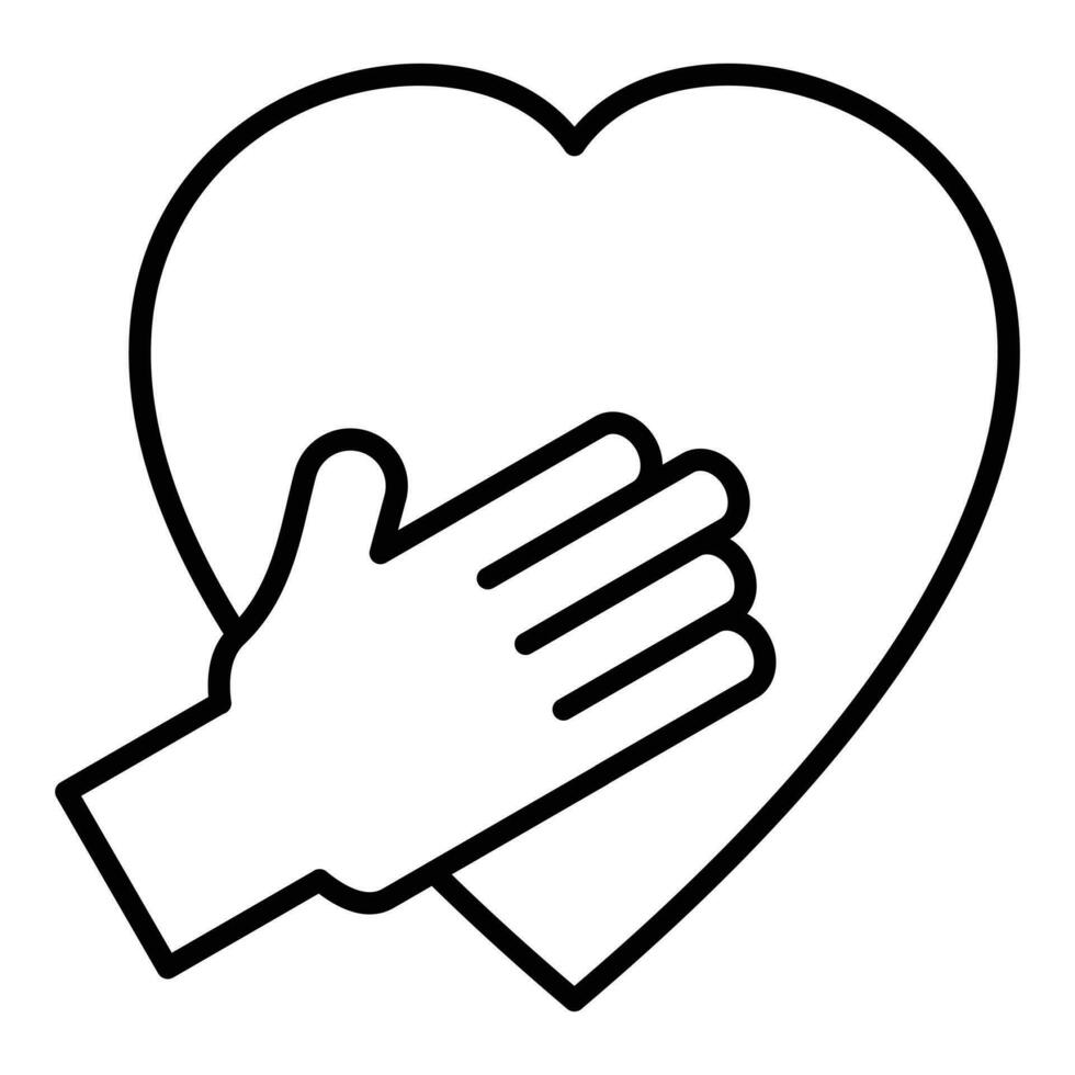 Make a Pledge Icon Style vector