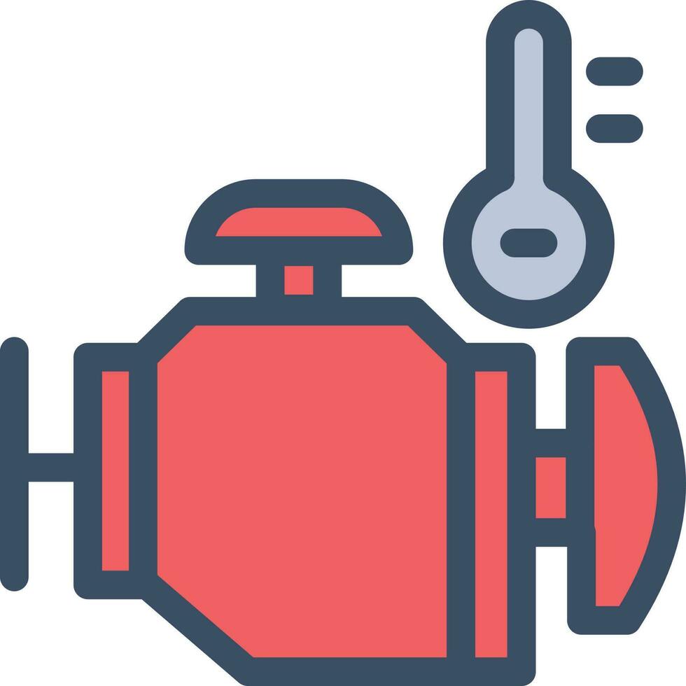 engine temperature vector illustration on a background.Premium quality