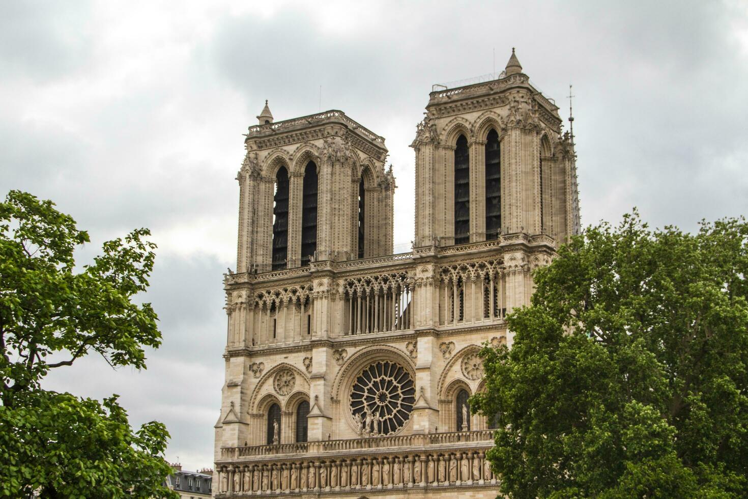 Notre Dame view photo