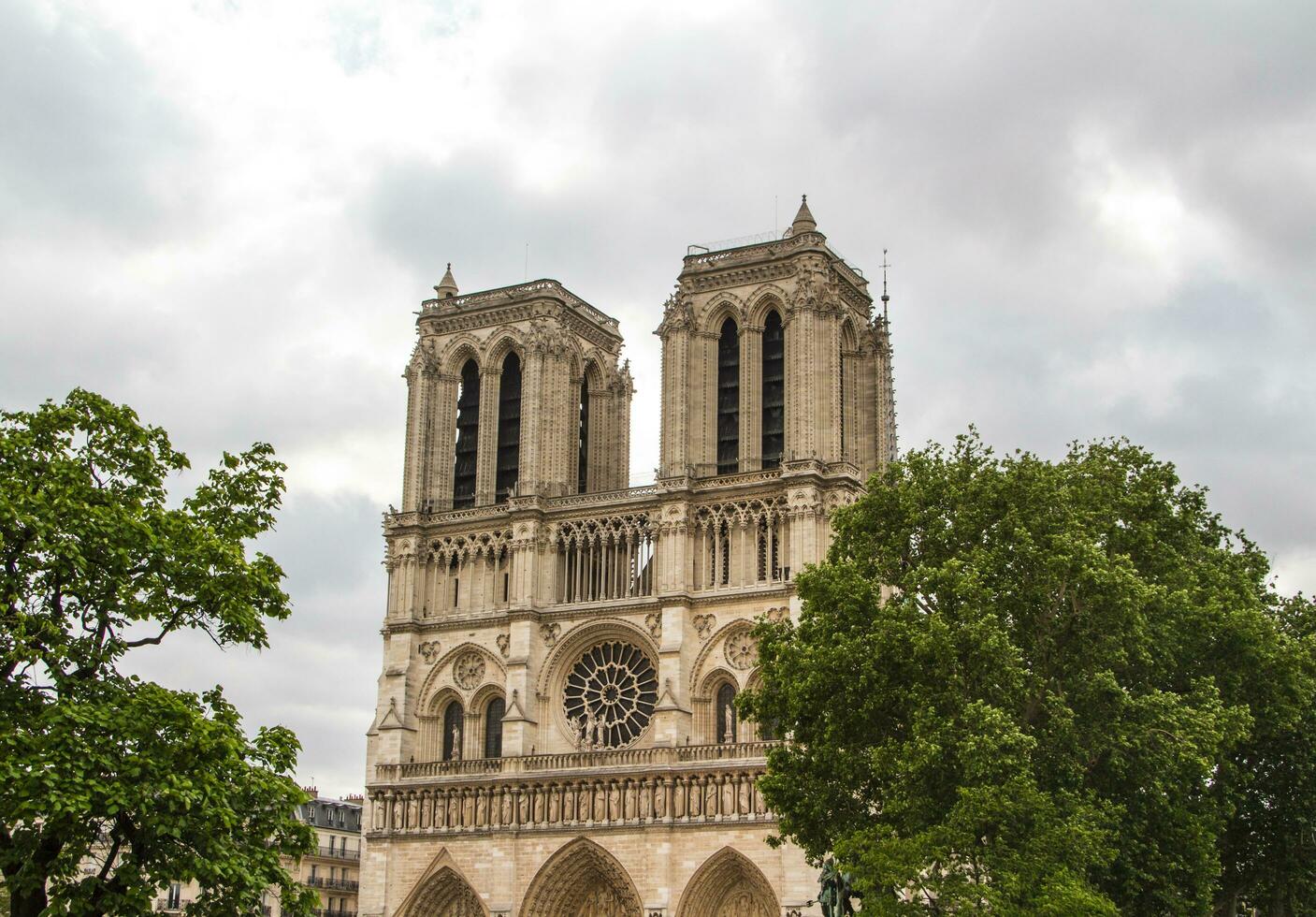 Notre Dame view photo