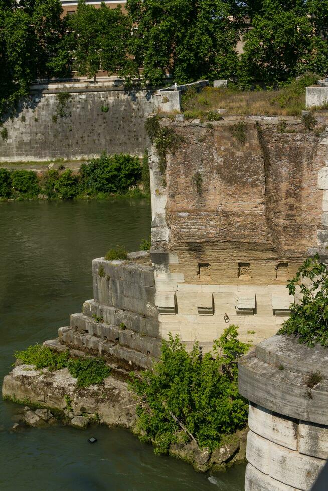 Rome bridges view photo