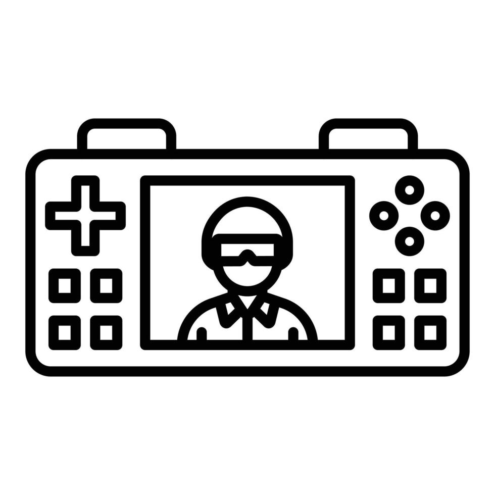 Console Game Icon Style vector