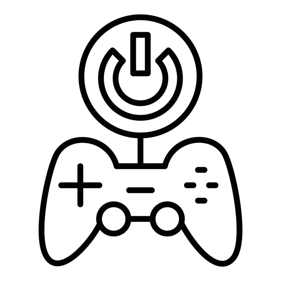 Game Activation Icon Style vector