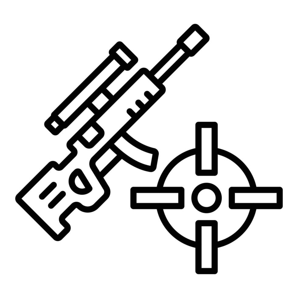 estilo de icono de fps vector