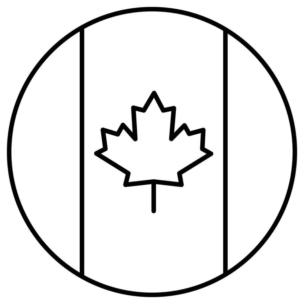 Canada Flag which can easily modify or edit vector
