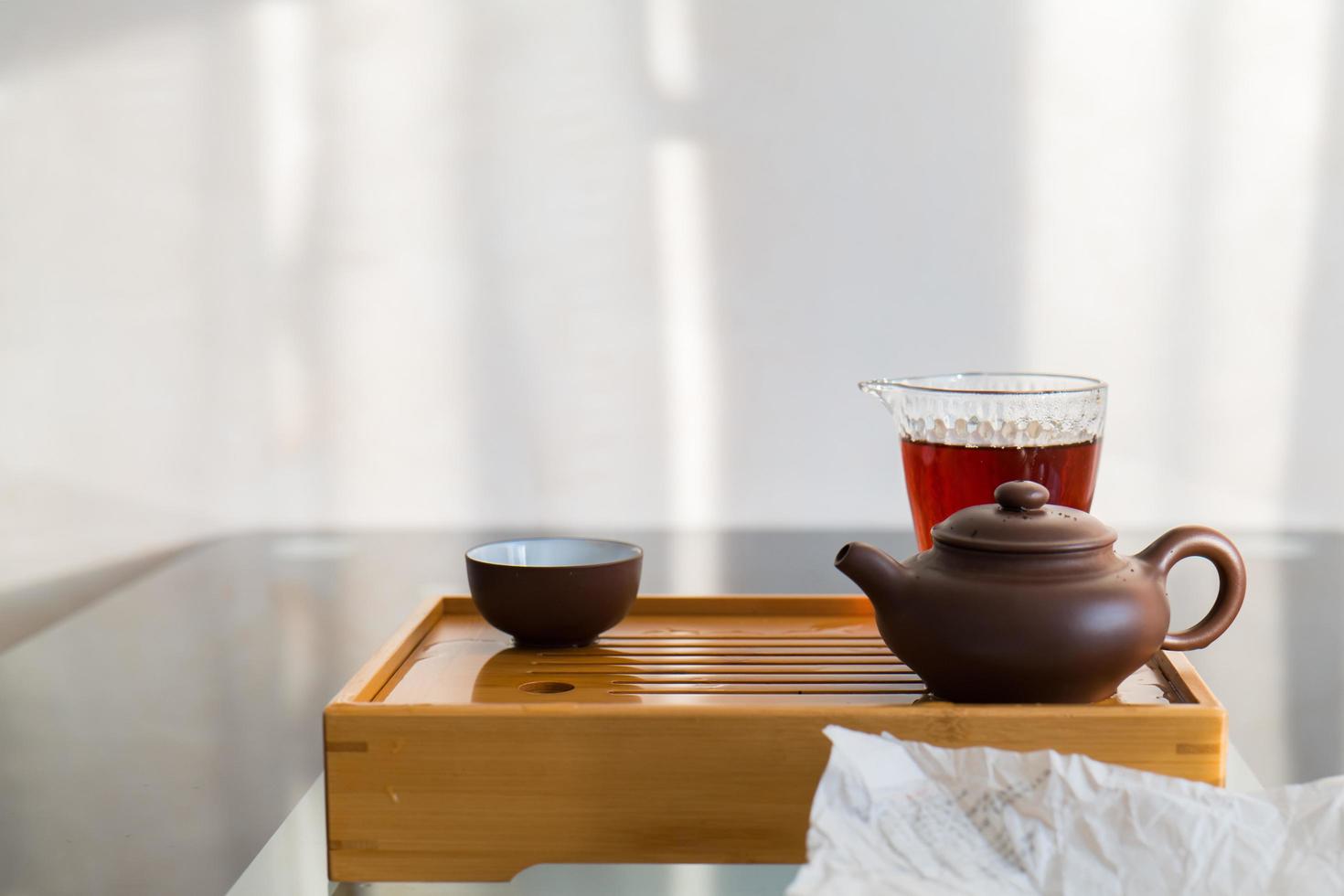 tea ceremony. GUn Fu Cha photo