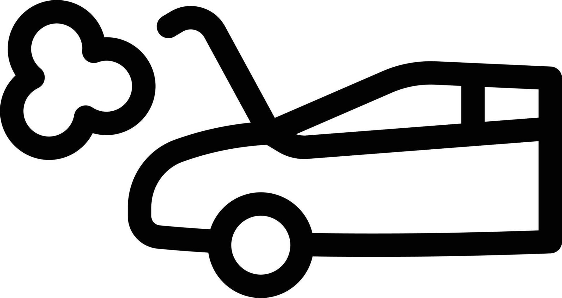 ilustración de vector de servicio de coche en un fondo. símbolos de calidad premium. iconos vectoriales para concepto y diseño gráfico.