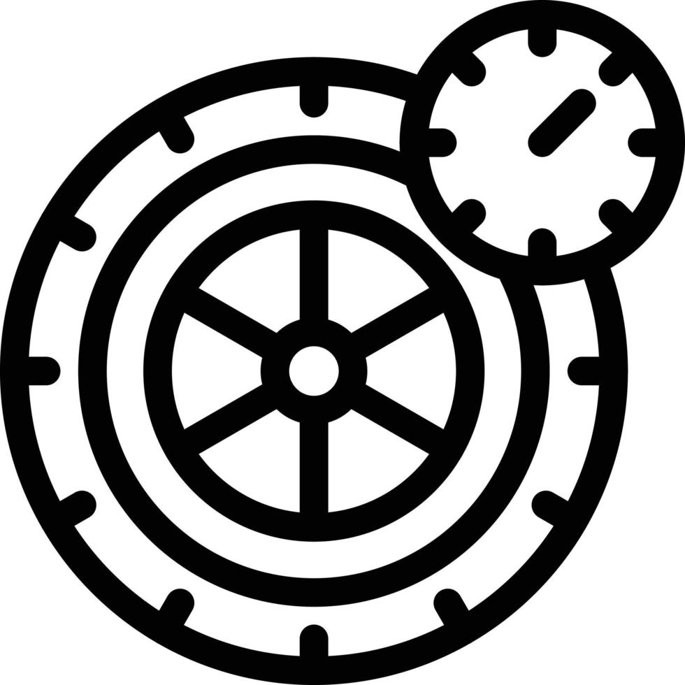 tire time vector illustration on a background.Premium quality symbols.vector icons for concept and graphic design.