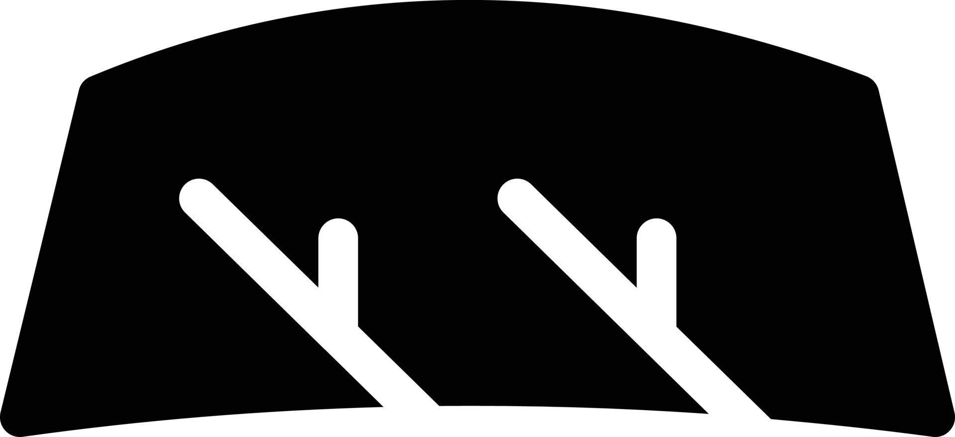 Ilustración de vector de parabrisas de coche en un fondo. Símbolos de calidad premium. Iconos vectoriales para concepto y diseño gráfico.