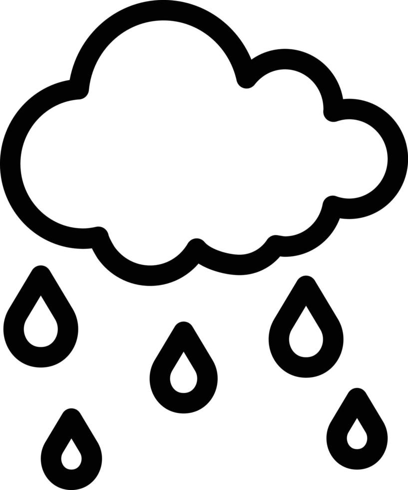 ilustración de vector de lluvia en un fondo. símbolos de calidad premium. iconos vectoriales para concepto y diseño gráfico.