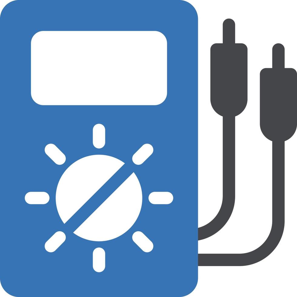 ilustración de vector de voltímetro en un fondo. símbolos de calidad premium. iconos vectoriales para concepto y diseño gráfico.