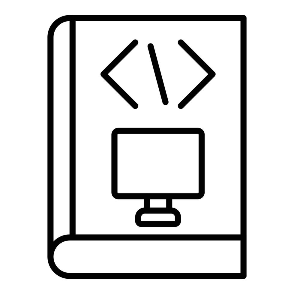 Computer Science Course Icon Style vector