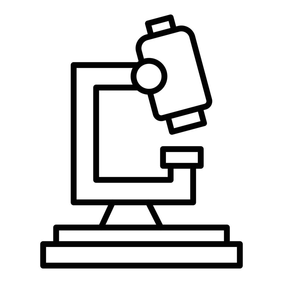 Microscope Icon Style vector