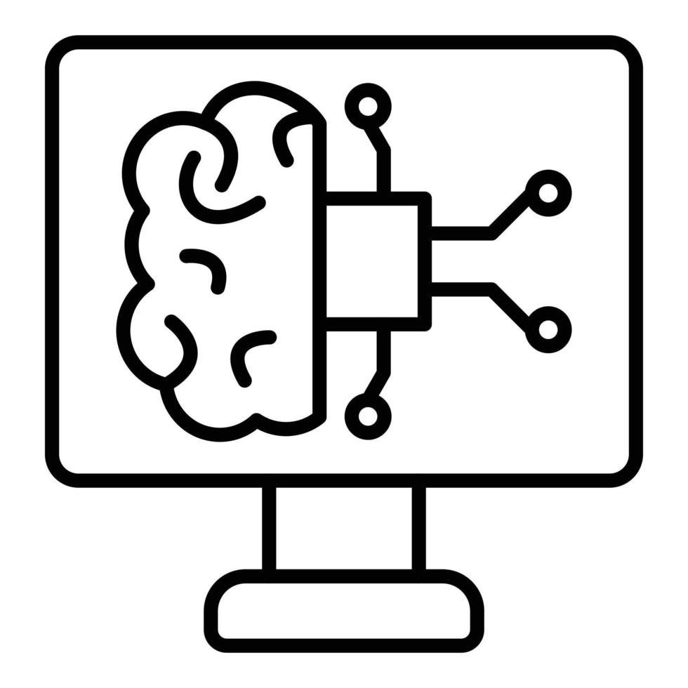 Computer Science Icon Style vector