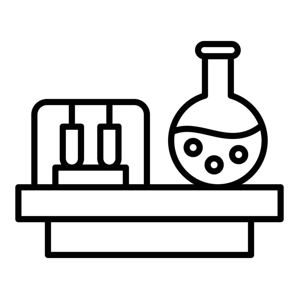 Chemical Laboratory Icon Style vector