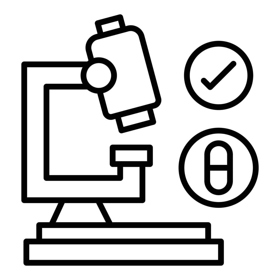 Drug Discovery Icon Style vector