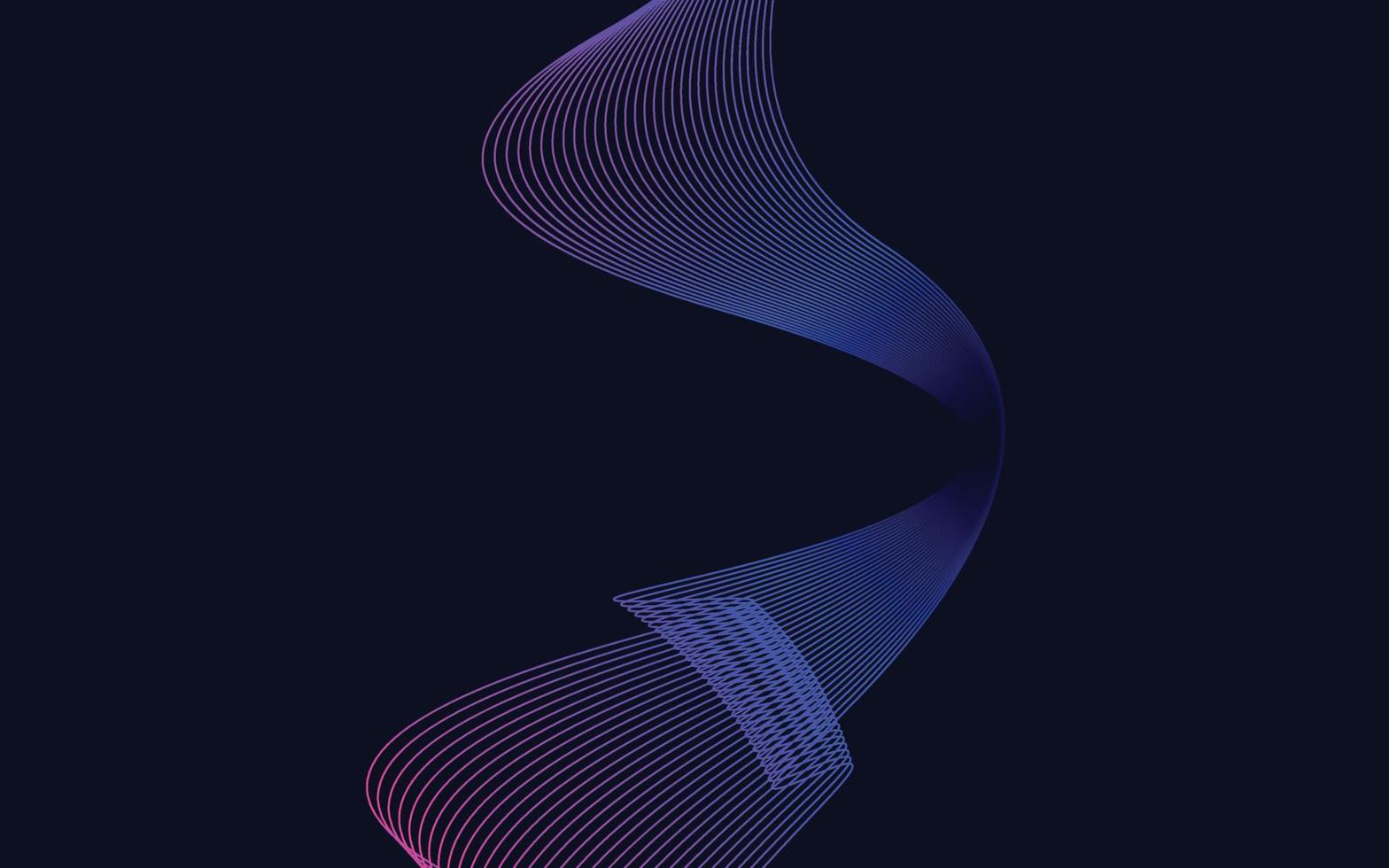 Abstract Blue wavy Lines background vector