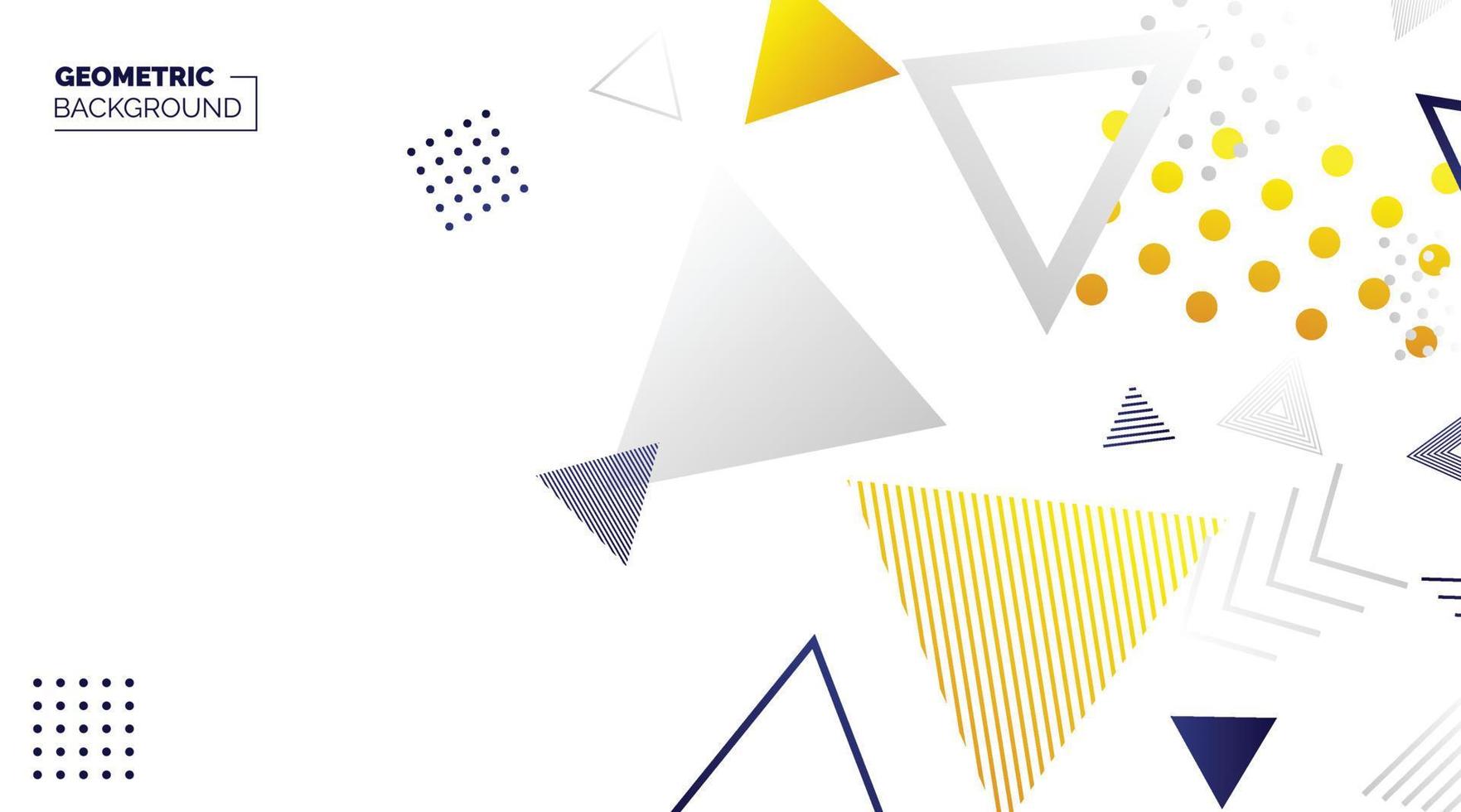 Colorful geometric Banner background. Minimal cover template design for web. Modern abstract background with geometric shapes and lines. Eps10 Vector